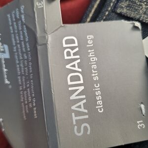 7 For All Mankind Standard Straight Leg Jeans - Gray